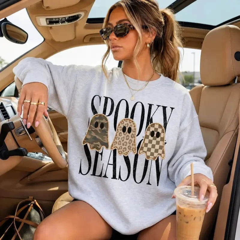 Spooky Season Ghost Sweatshirt
