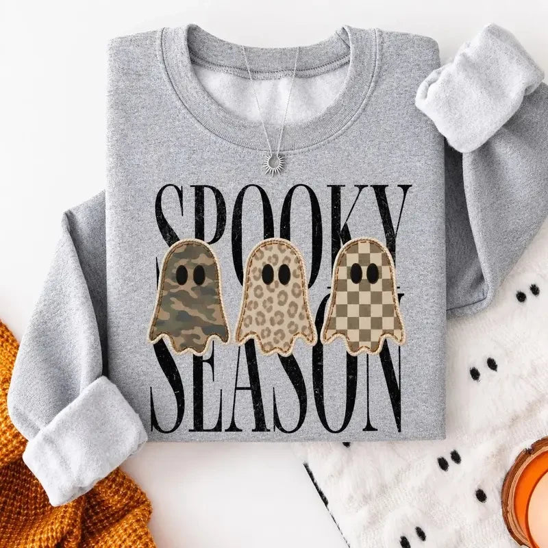 Spooky Season Ghost Sweatshirt