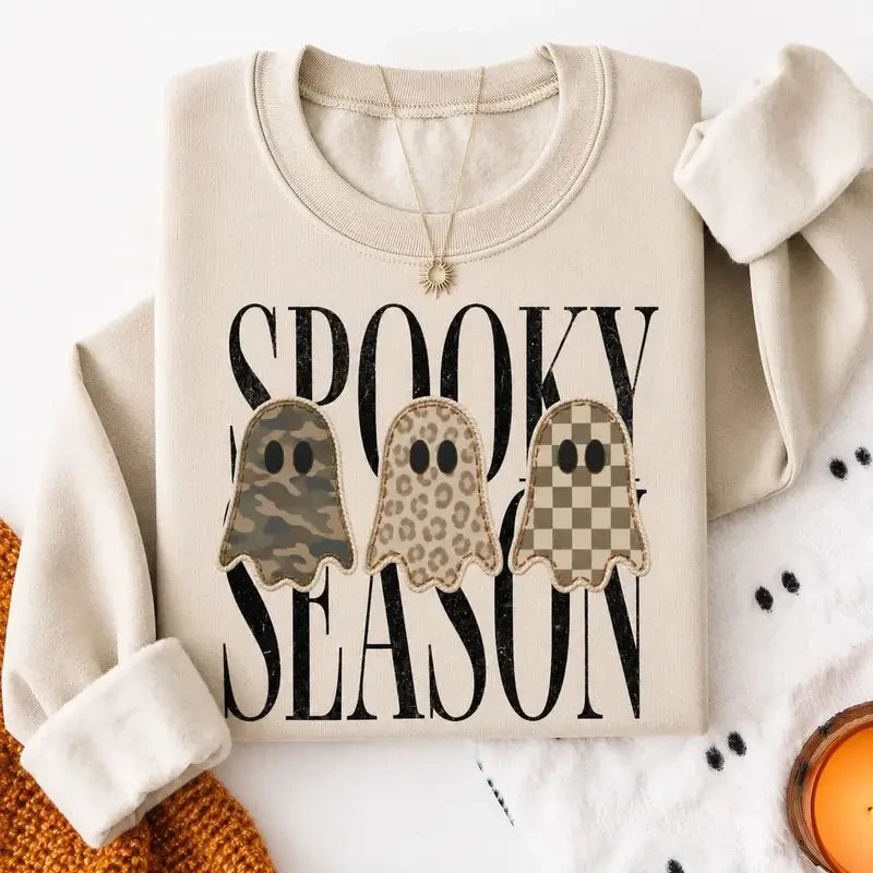 Spooky Season Ghost Sweatshirt