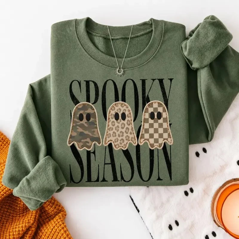 Spooky Season Ghost Sweatshirt
