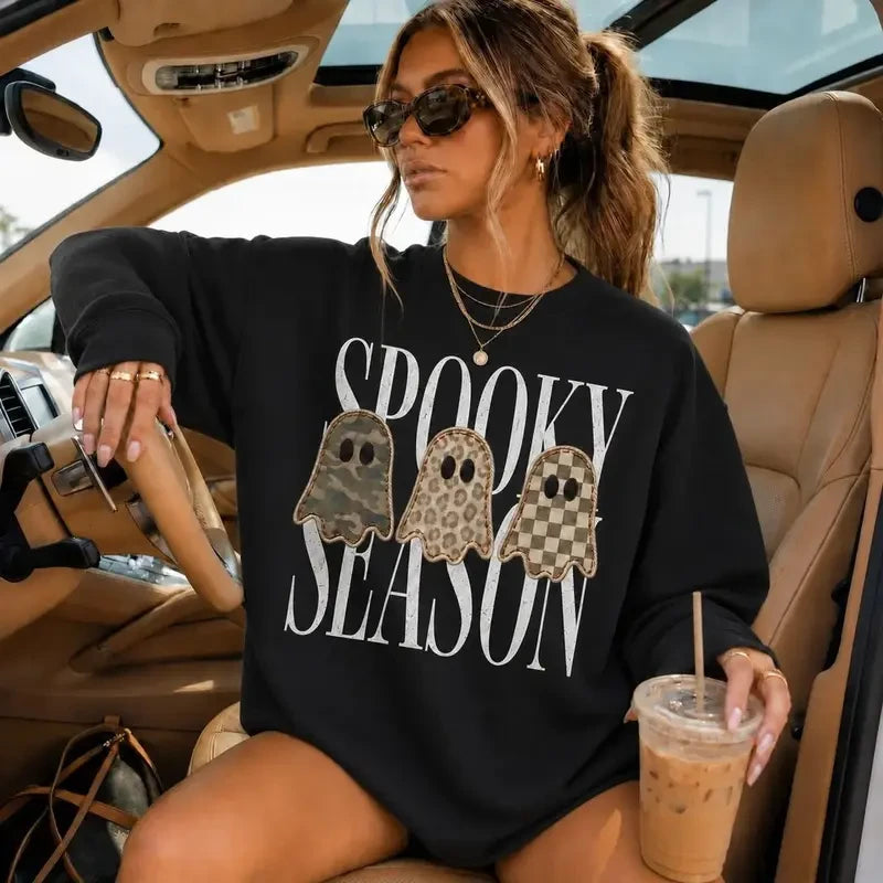 Spooky Season Ghost Sweatshirt