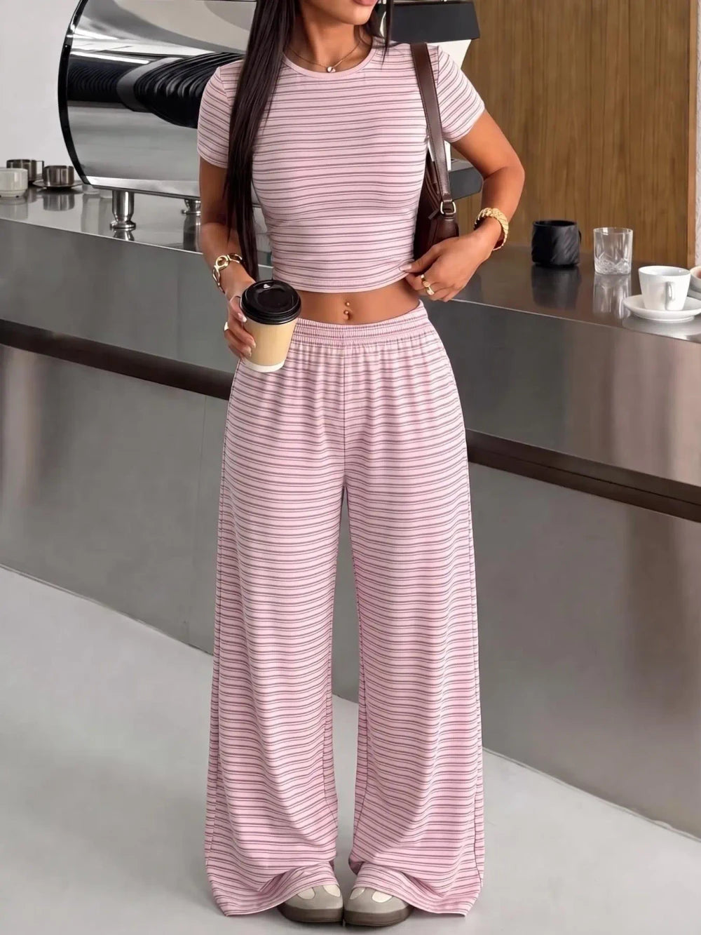 Leopard Print Lounge Set