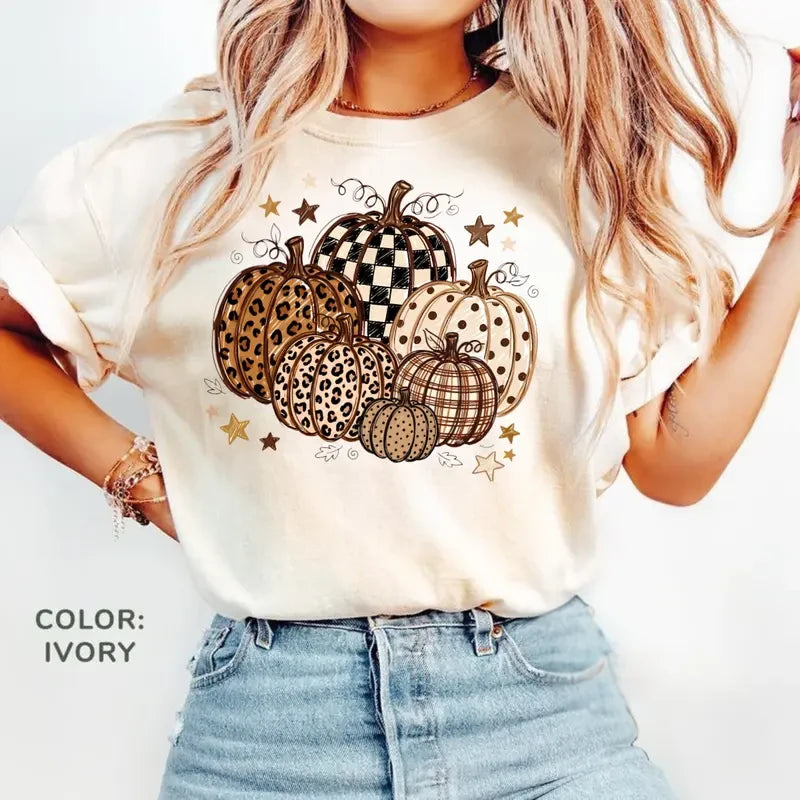 Comfort Colors Pumpkin Graphic Autumn Tee